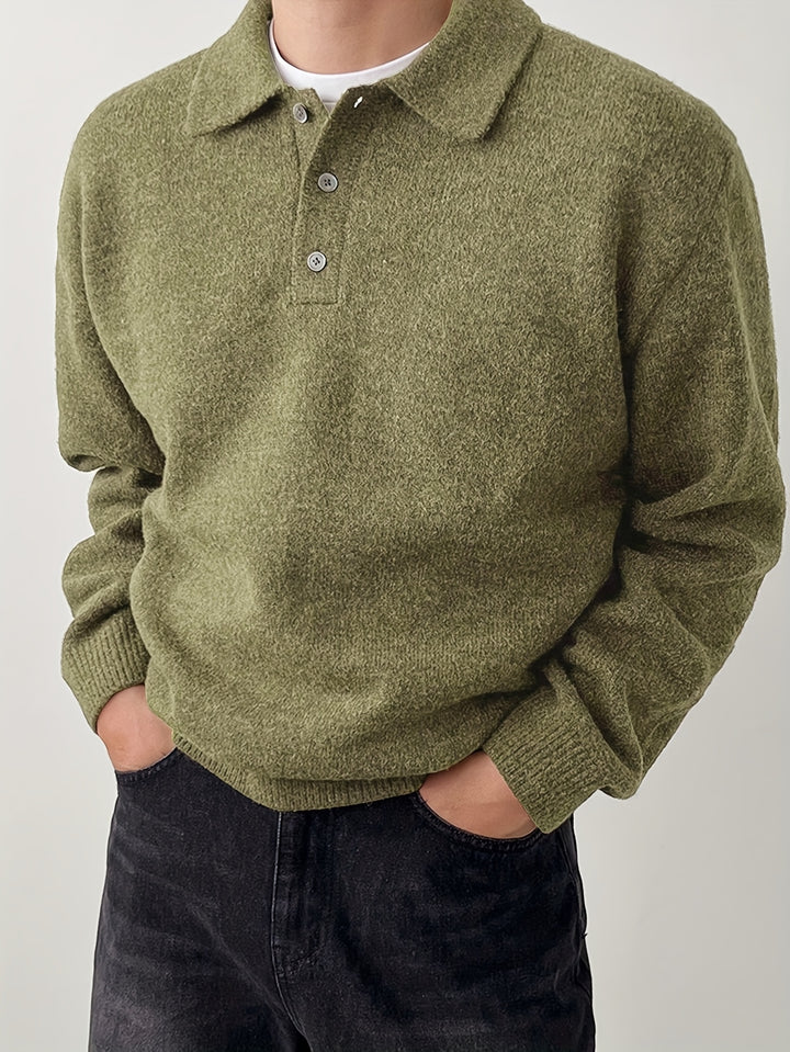 Reid | Polo Collar Knit Jumper