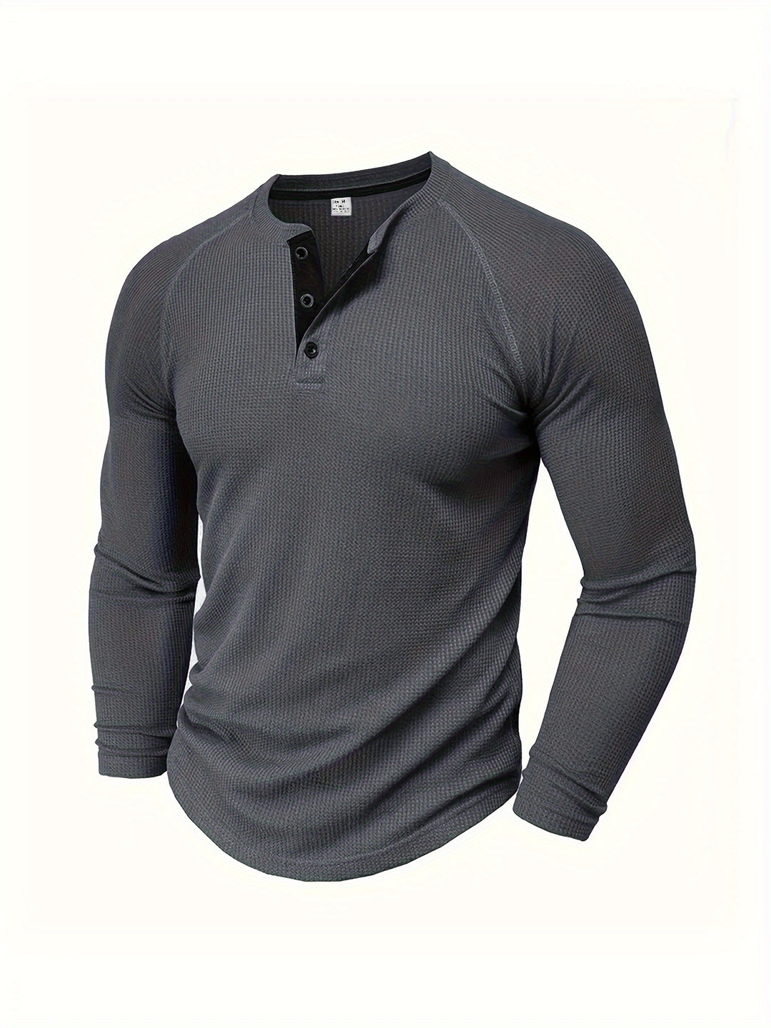 Tobias | Refined Button-Placket Henley Top