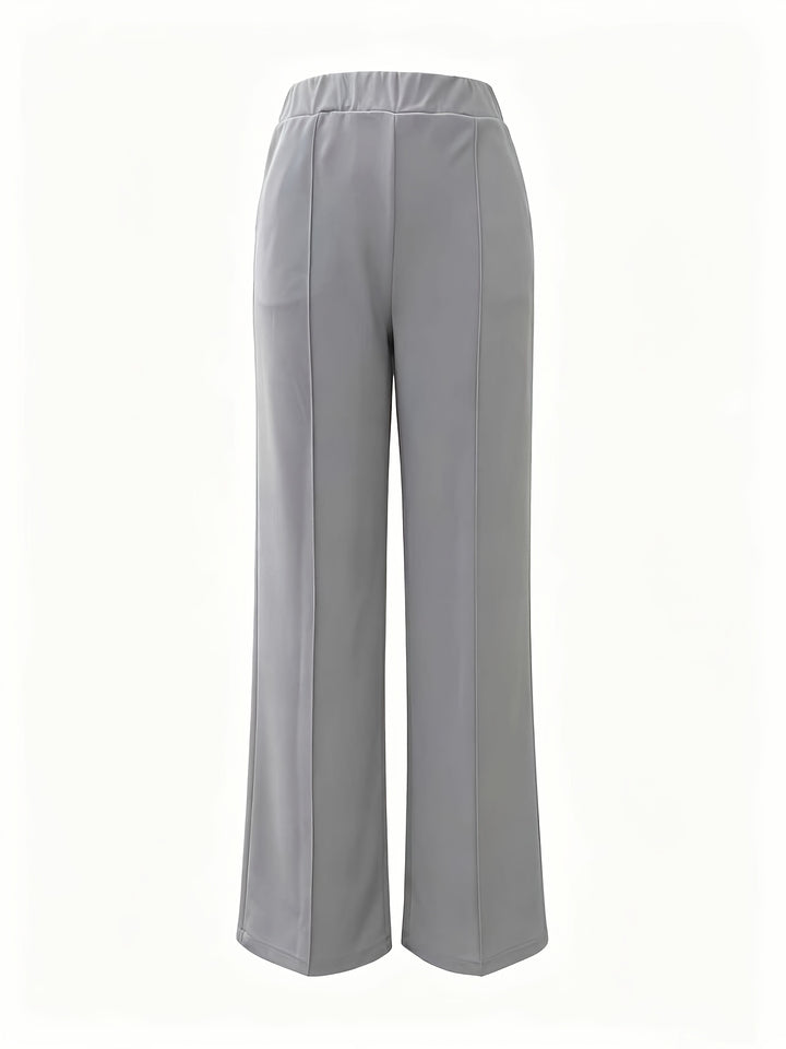 Marlene | High-Waisted Straight-Leg Trousers