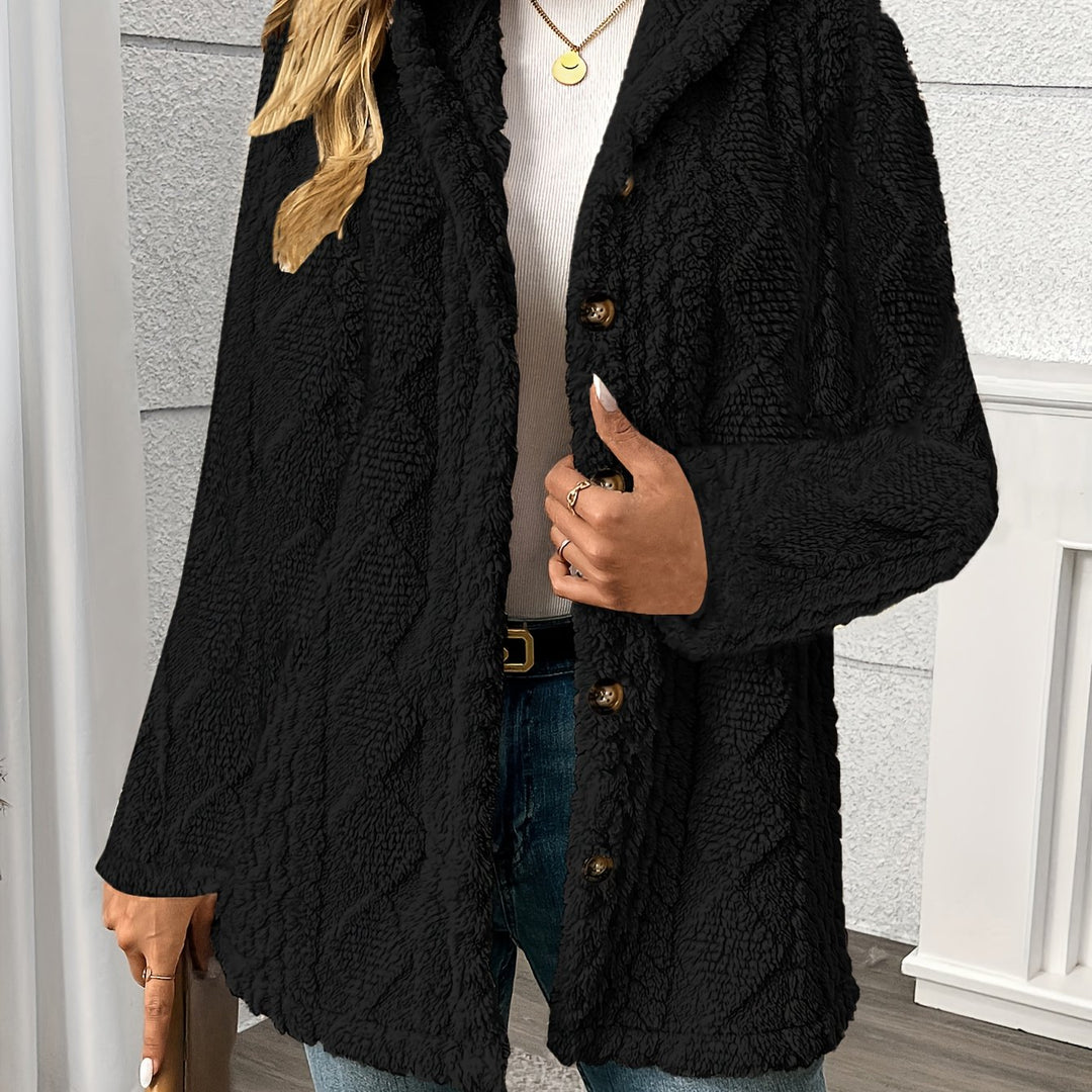 Sloane | Textured Hooded Jacket