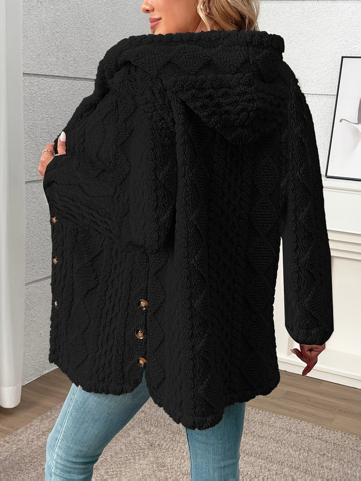 Sloane | Textured Hooded Jacket