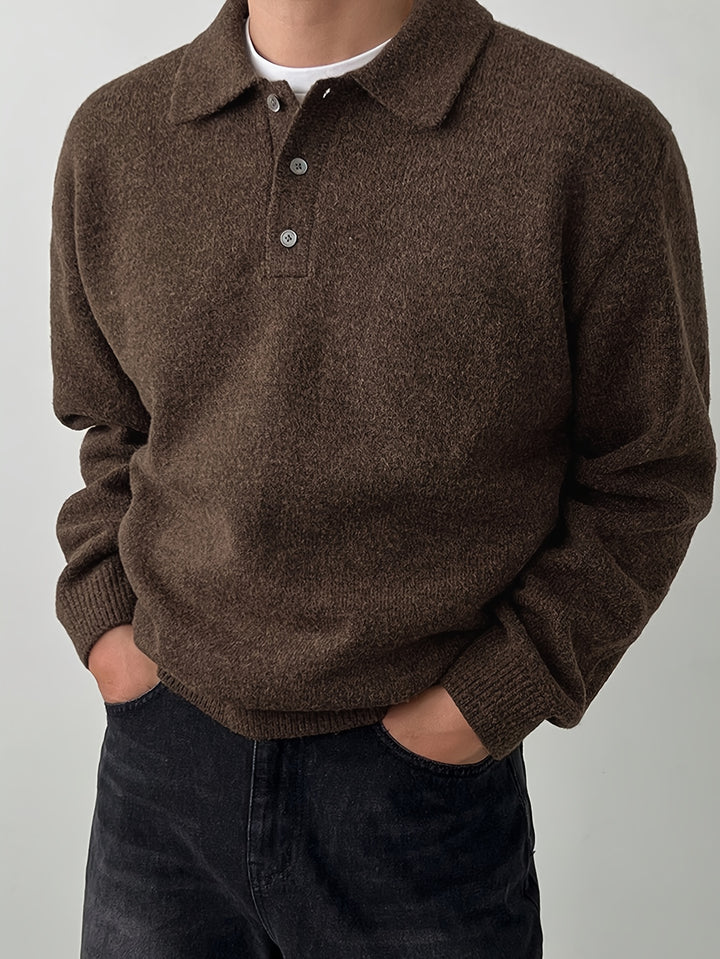 Reid | Polo Collar Knit Jumper