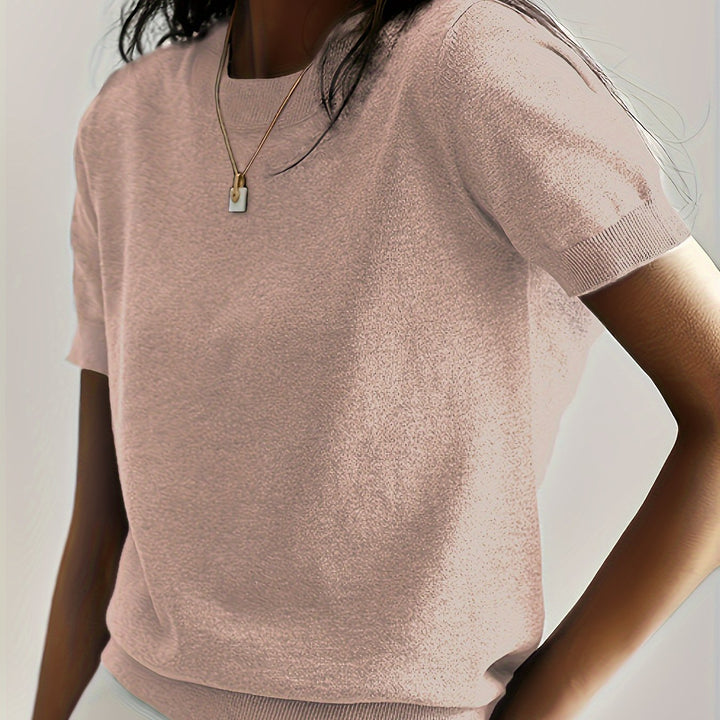 Tabitha | Softly Draped Short-Sleeve Top