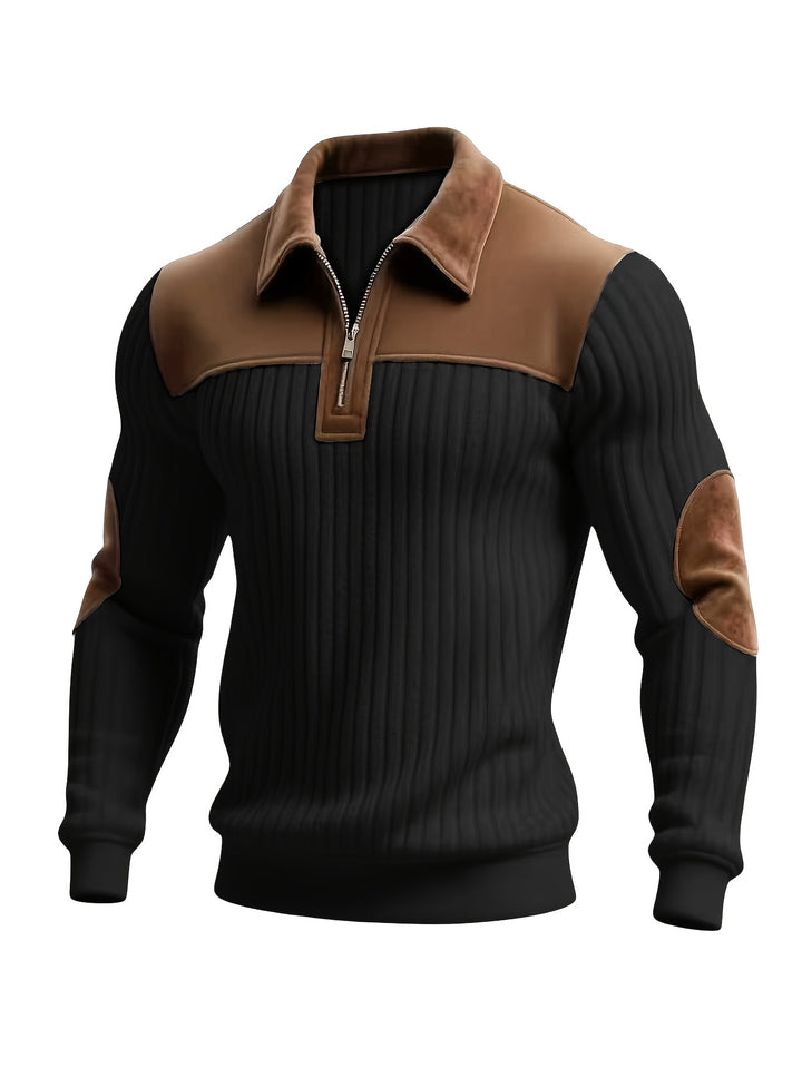 Barrett | Refined Zip-Neck Pullover