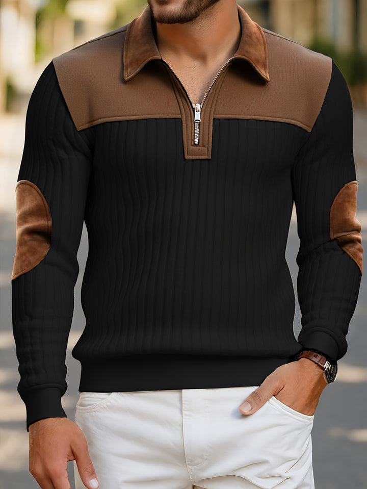 Barrett | Refined Zip-Neck Pullover