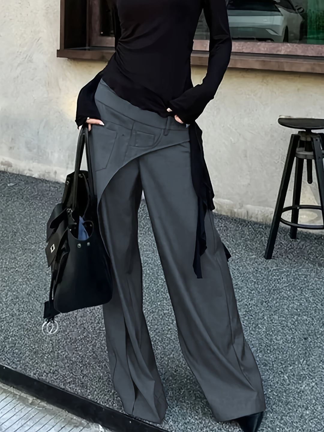 Astrid | Layered Wide-Leg Trousers