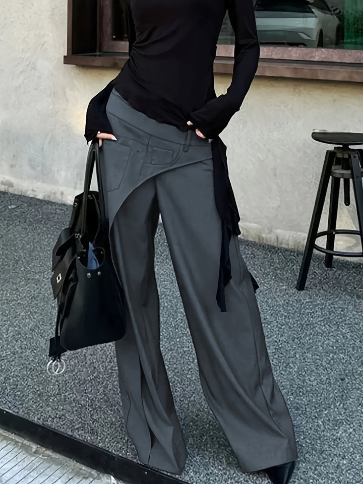 Astrid | Layered Wide-Leg Trousers