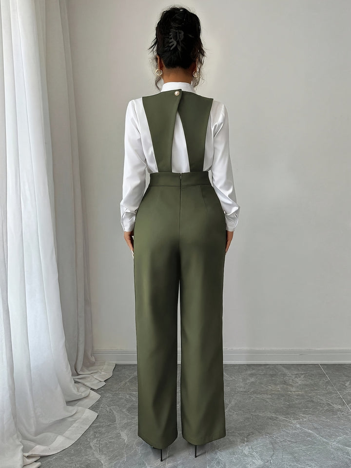 Tamsin | Tailored Wide-Leg Jumpsuit