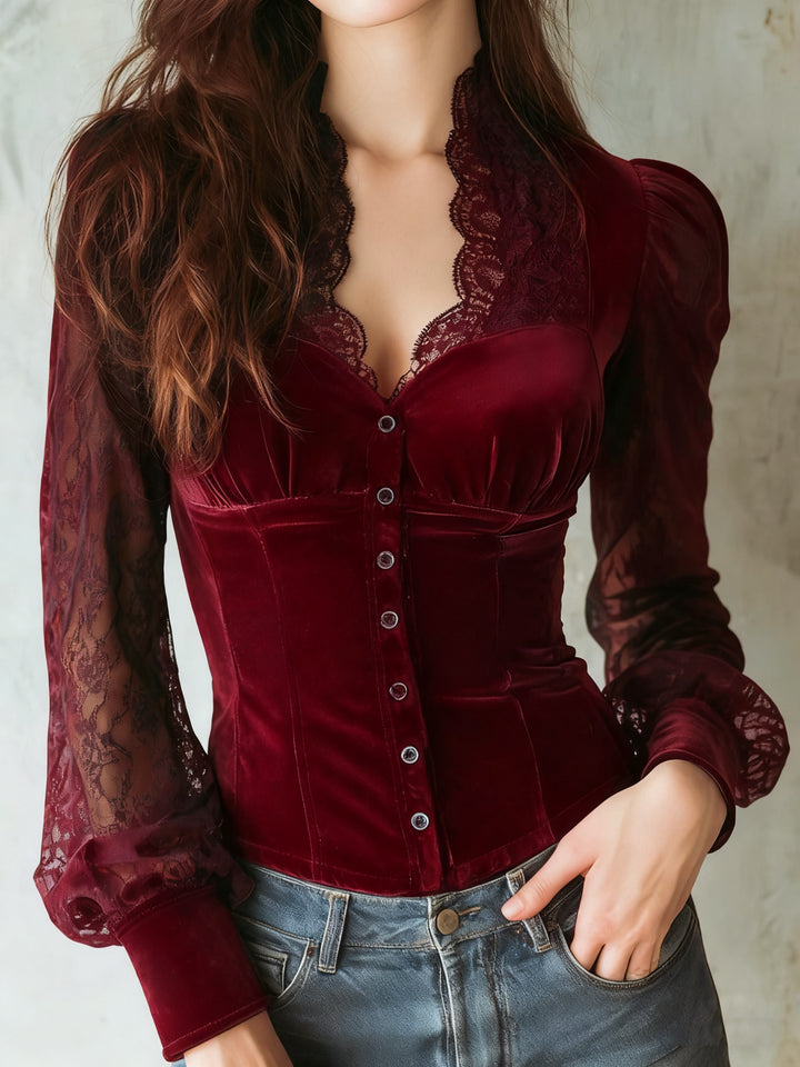 Lorelei | Buttoned Fitted Blouse