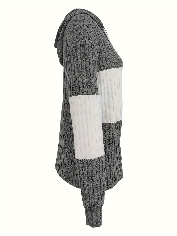 Tamara | Textured Hooded Zip Jacket