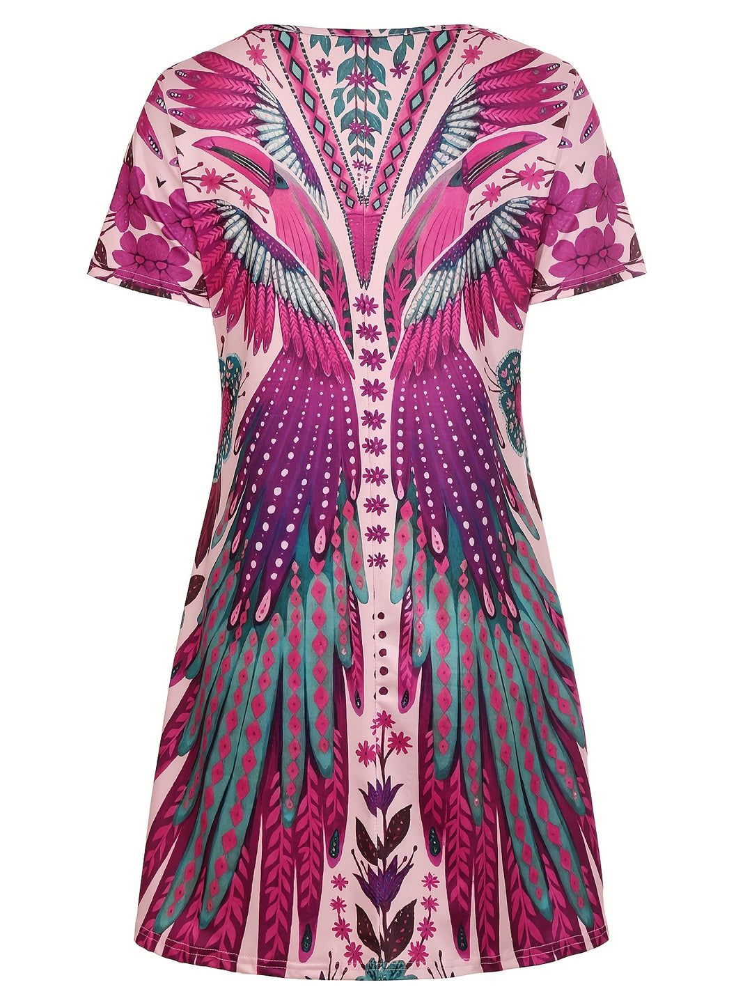 Willa | Bohemian Print A-Line Dress