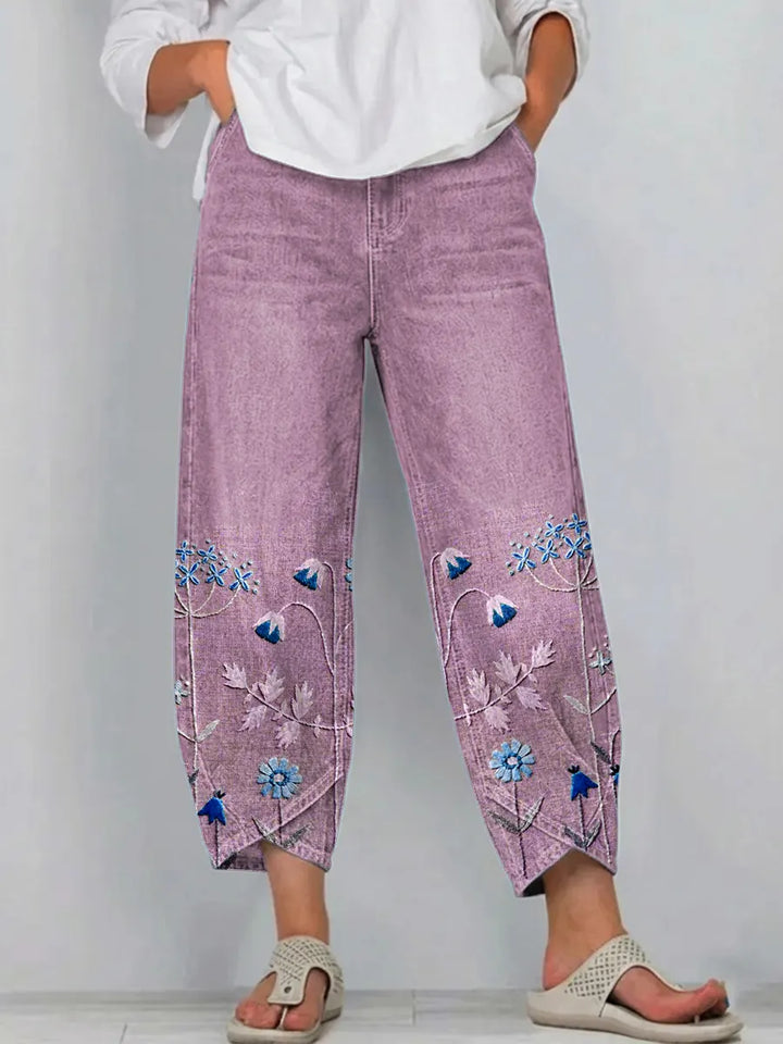 Georgina | Casual Floral Loose Pants