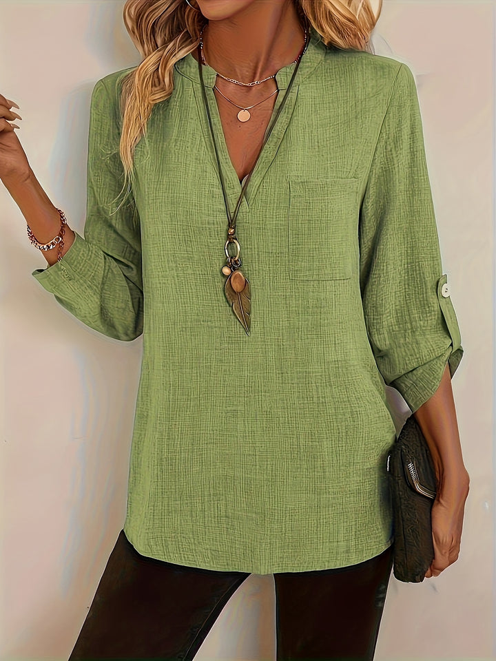 Sylvie | Relaxed V-Neck Top