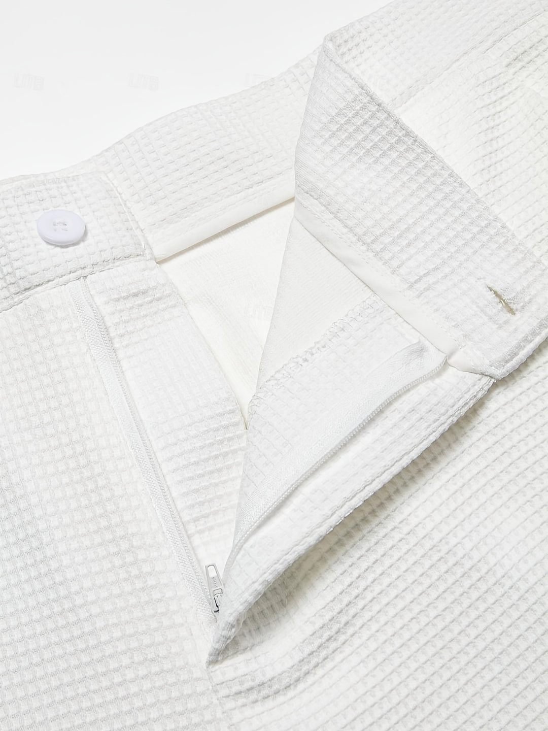 Vaughn | Textured Wide-Leg Trousers