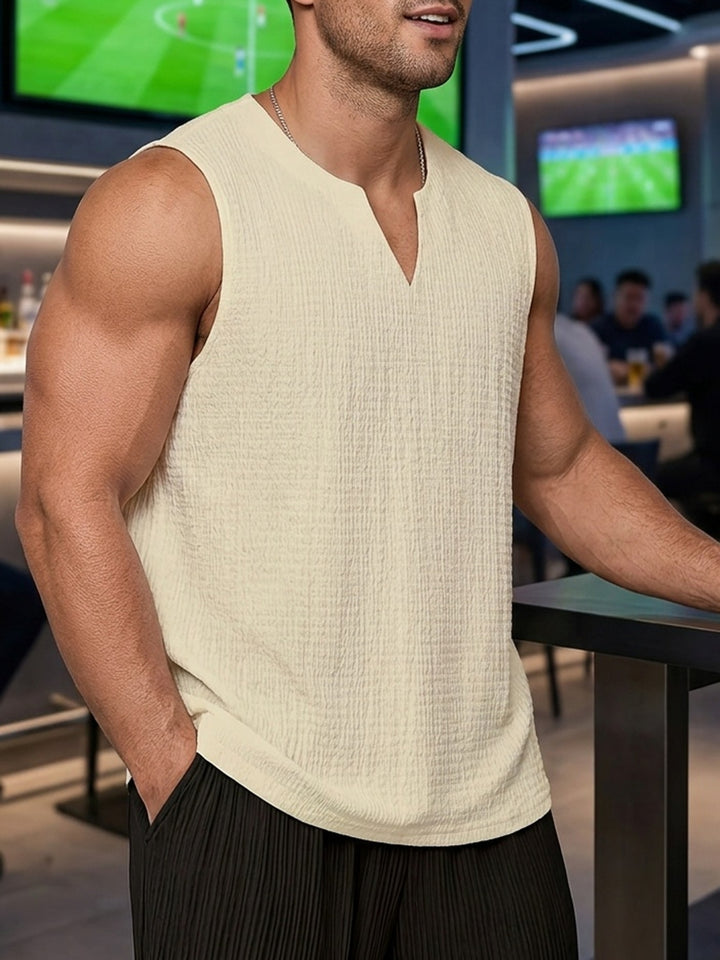 Damon | Relaxed V-Neck Tank Top