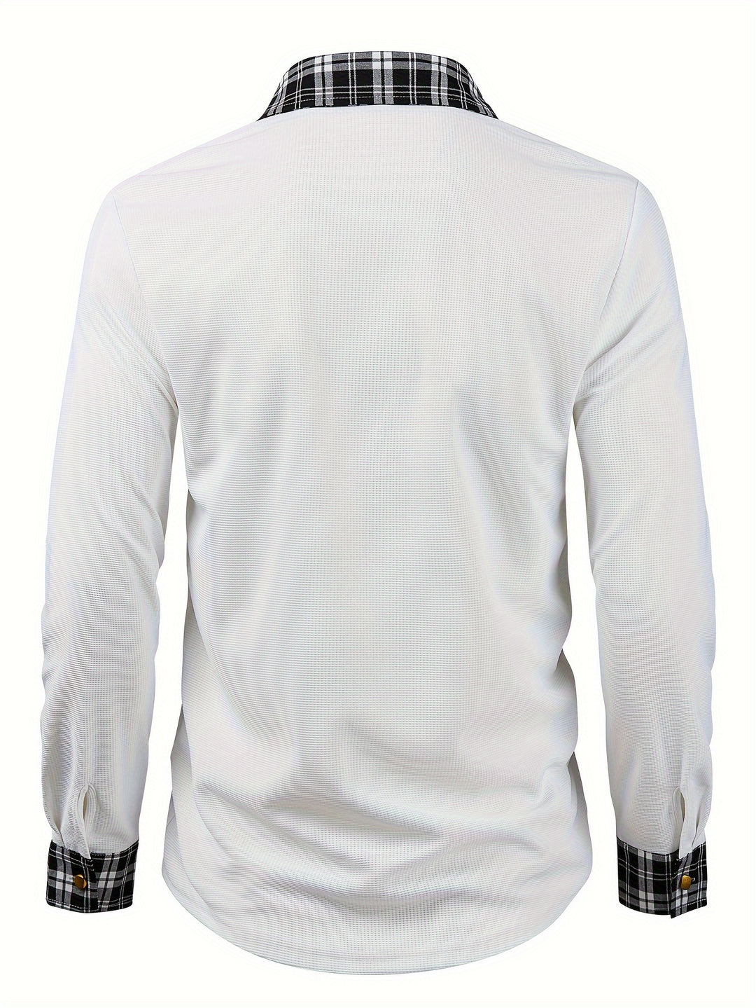 Curtis | Textured Contrast-Trim Shirt