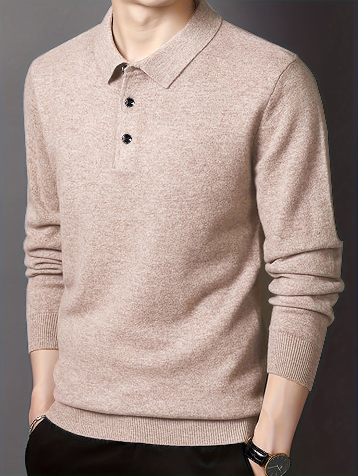 Frederick | Refined Collared Polo Jumper