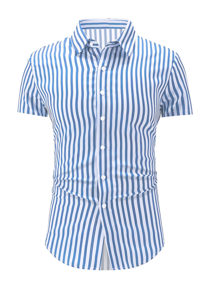 Owen | Refined Striped Short Sleeve Shirt