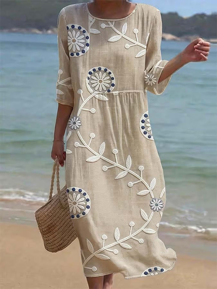 Charlotte | Elegant Mid Sleeve Dress