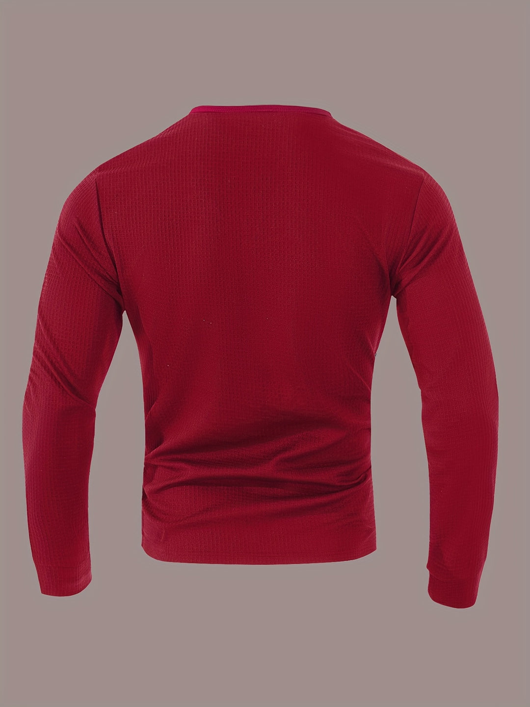 Sawyer | Textured Contrast Henley Shirt