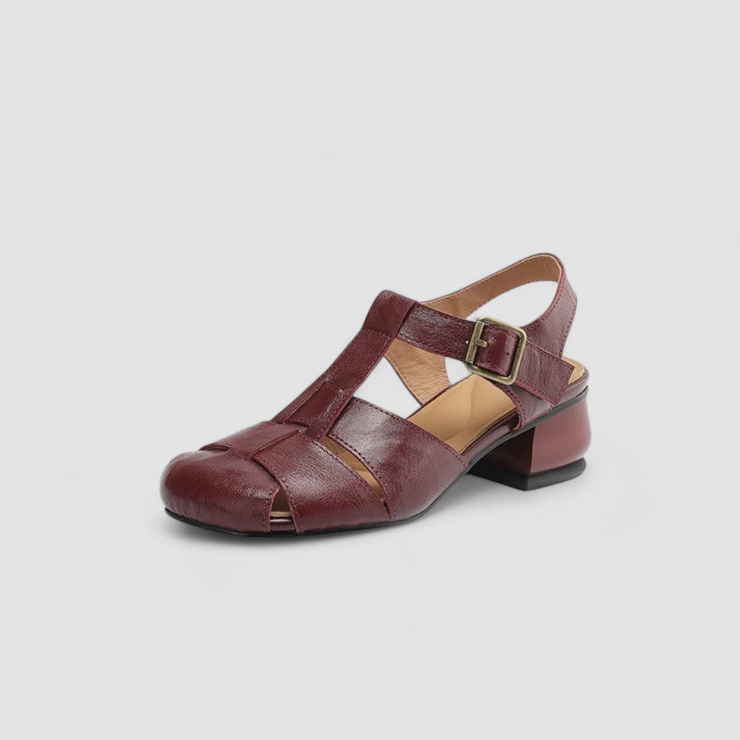 Alannah | Classic T-Bar Block Heel Sandals