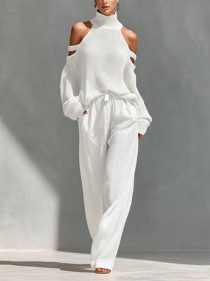 Annette | Relaxed Cold-Shoulder Two-Piece Set