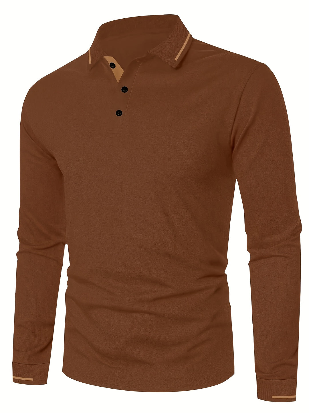 Reginald | Refined Long-Sleeve Polo Shirt