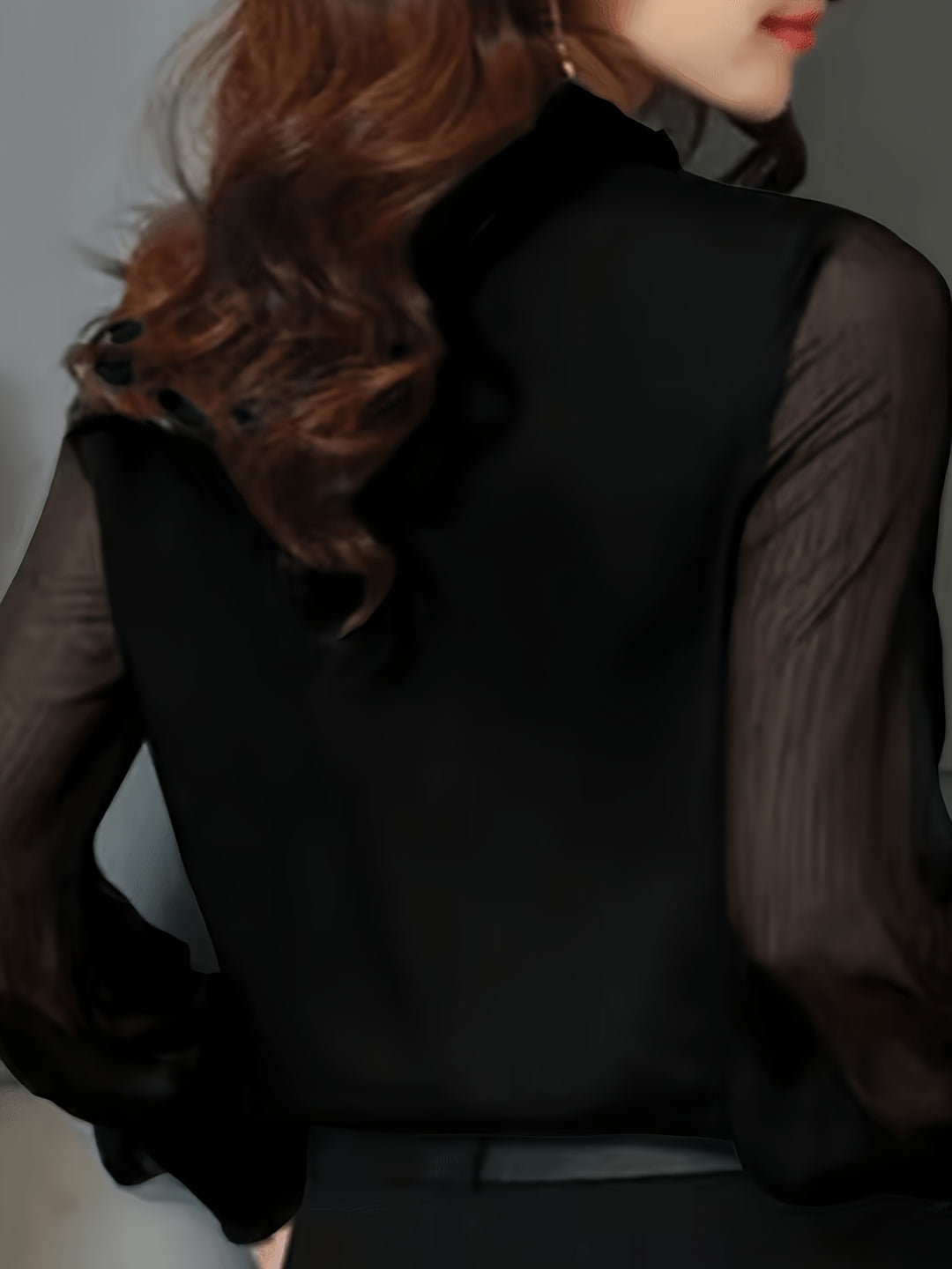 Rowena | Stand-Collar Blouse