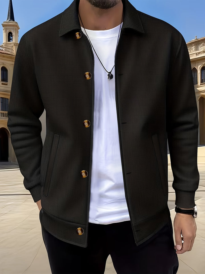 Clifford | Textured Button-Up Overshirt
