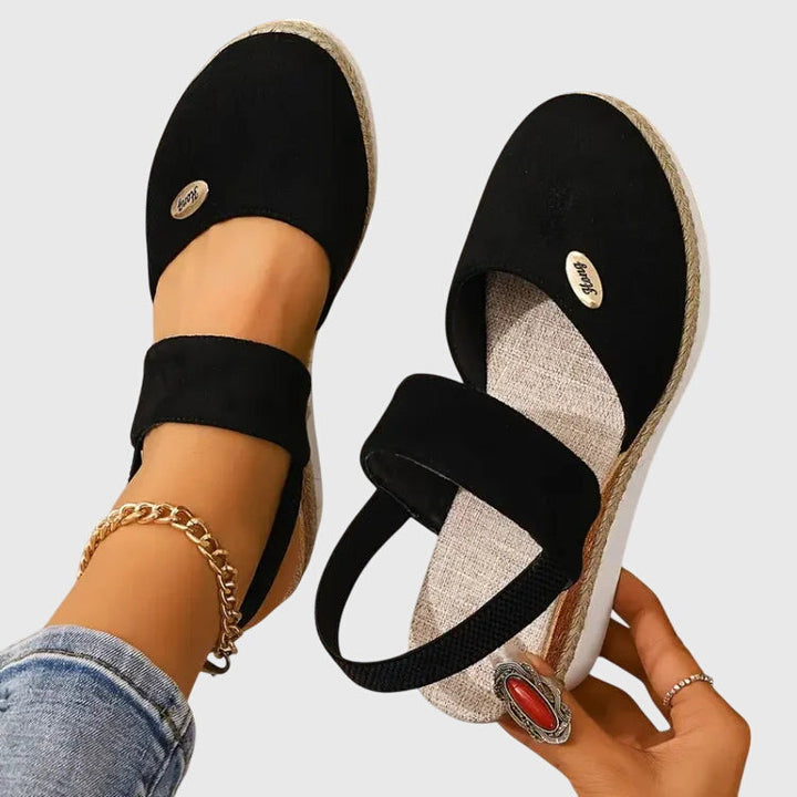 Robyn | Espadrille Strap Wedge Sandals