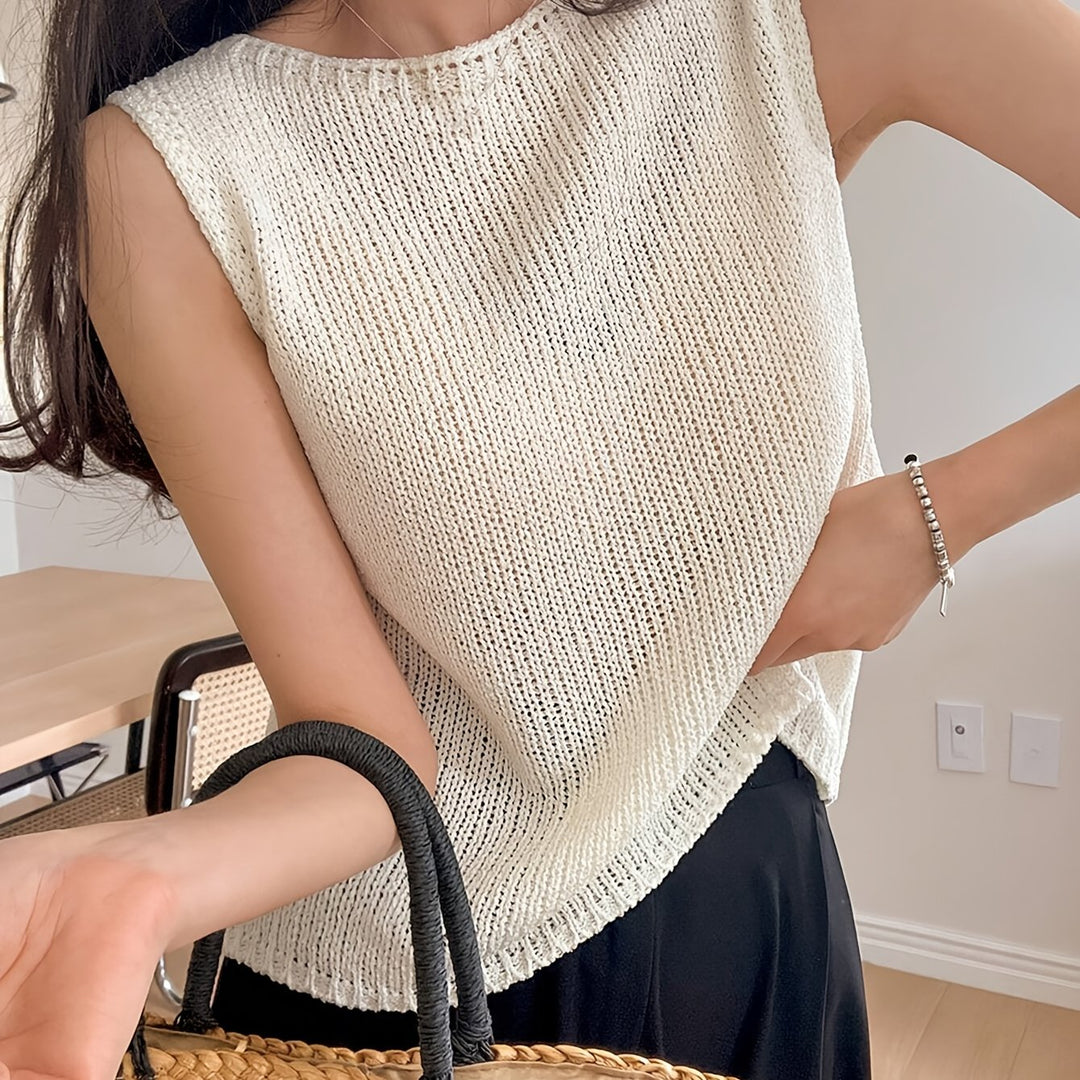 Juniper | Relaxed Sleeveless Knit Top