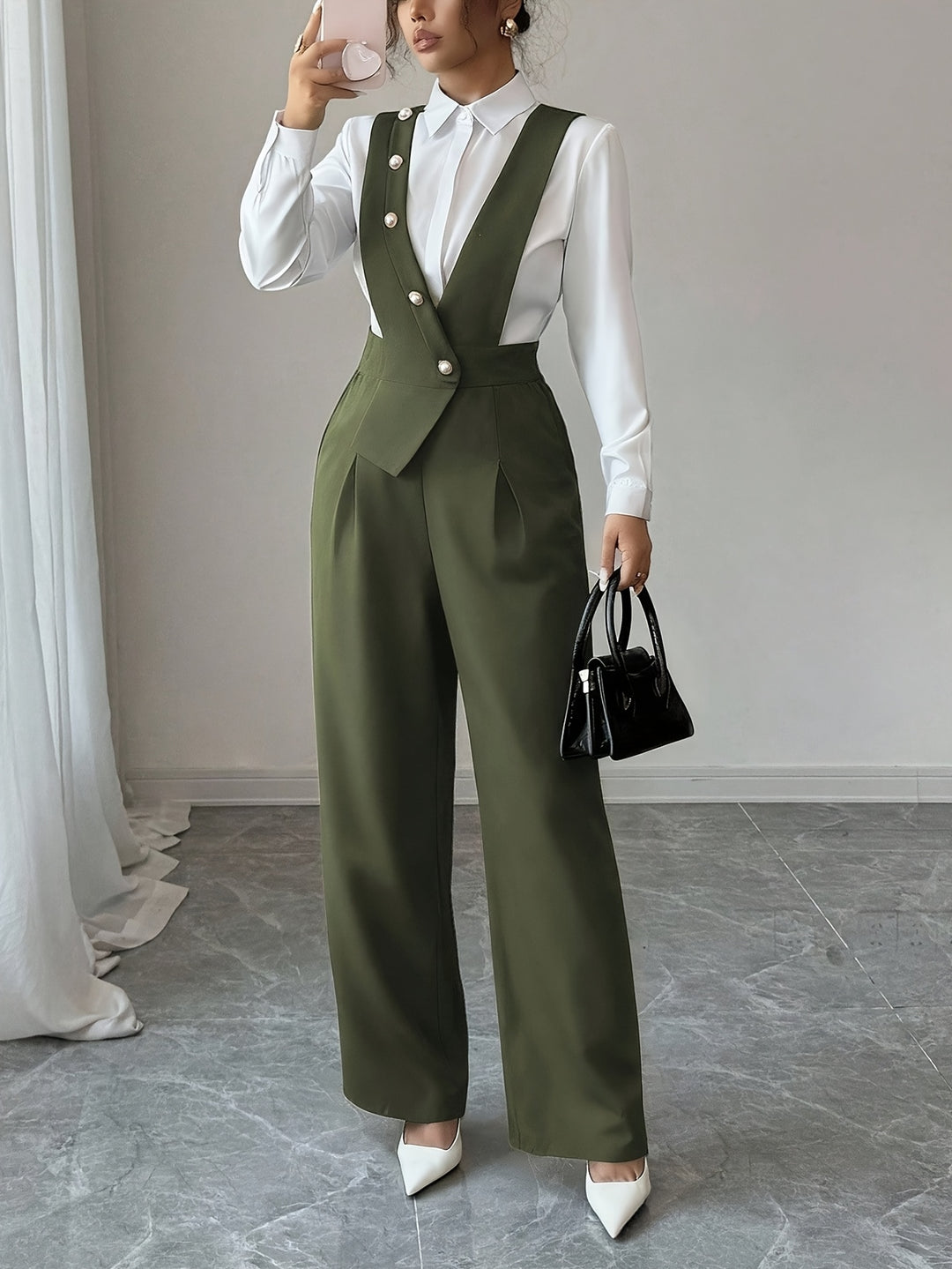 Tamsin | Tailored Wide-Leg Jumpsuit