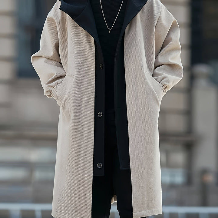 Cornelius | Layered Hooded Longline Coat