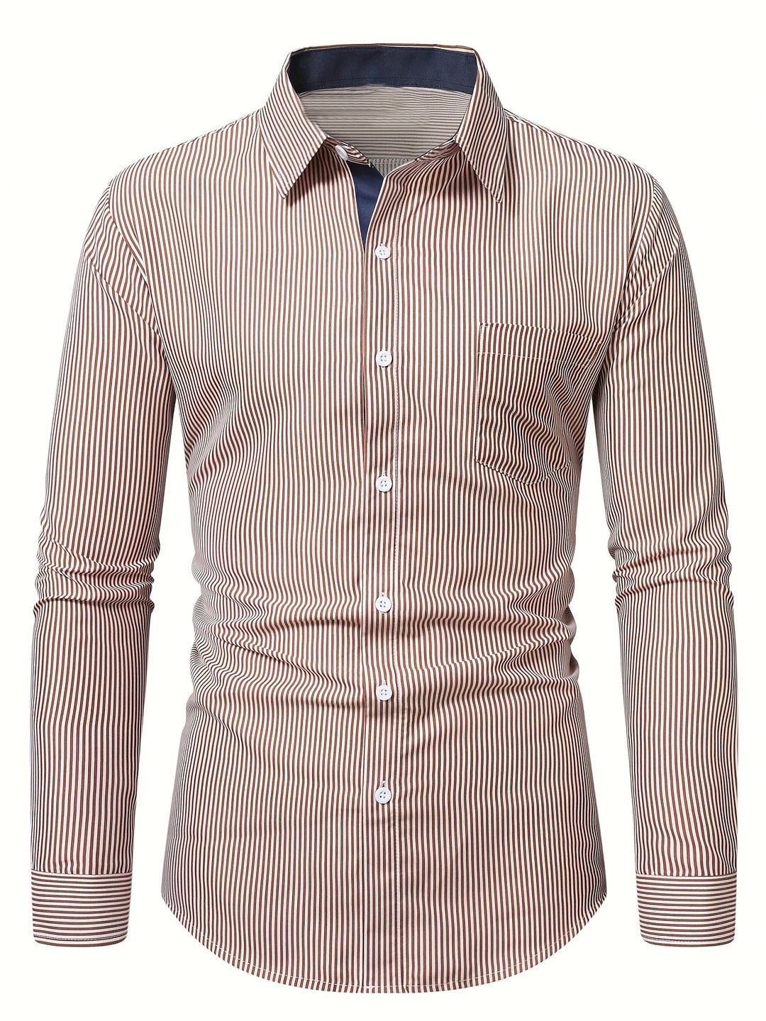 Sullivan | Refined Striped Long Sleeve Shirt
