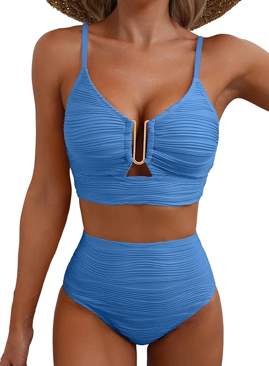 Adeline | Elegant High-Waisted Bikini Set