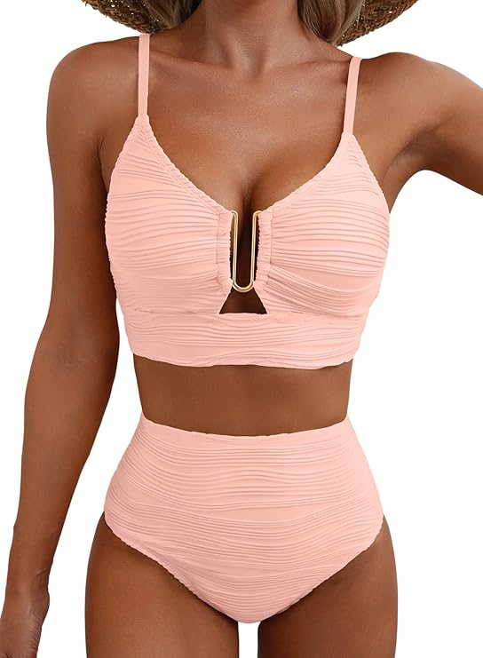 Adeline | Elegant High-Waisted Bikini Set