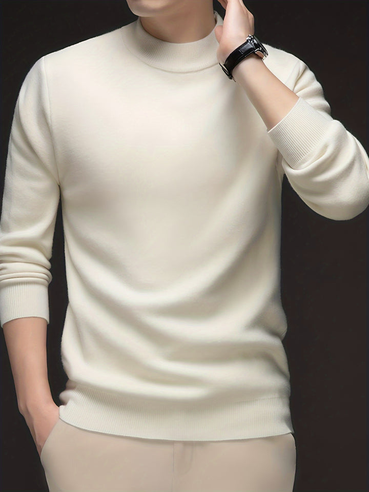 Tobias | Refined High-Neck Sweater