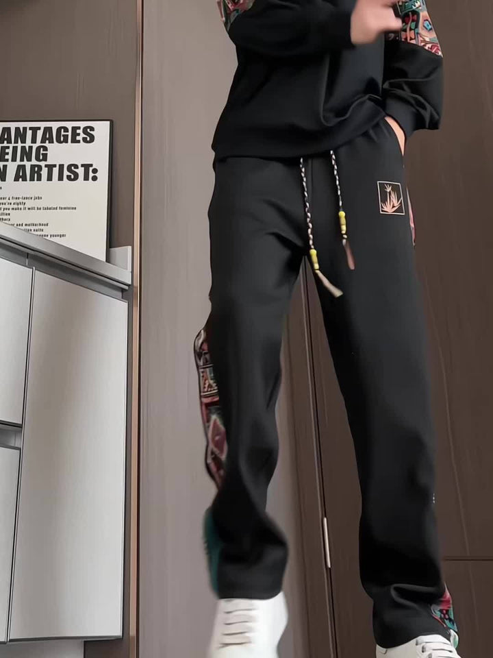 Oscar | Wide-Leg Heritage Trousers