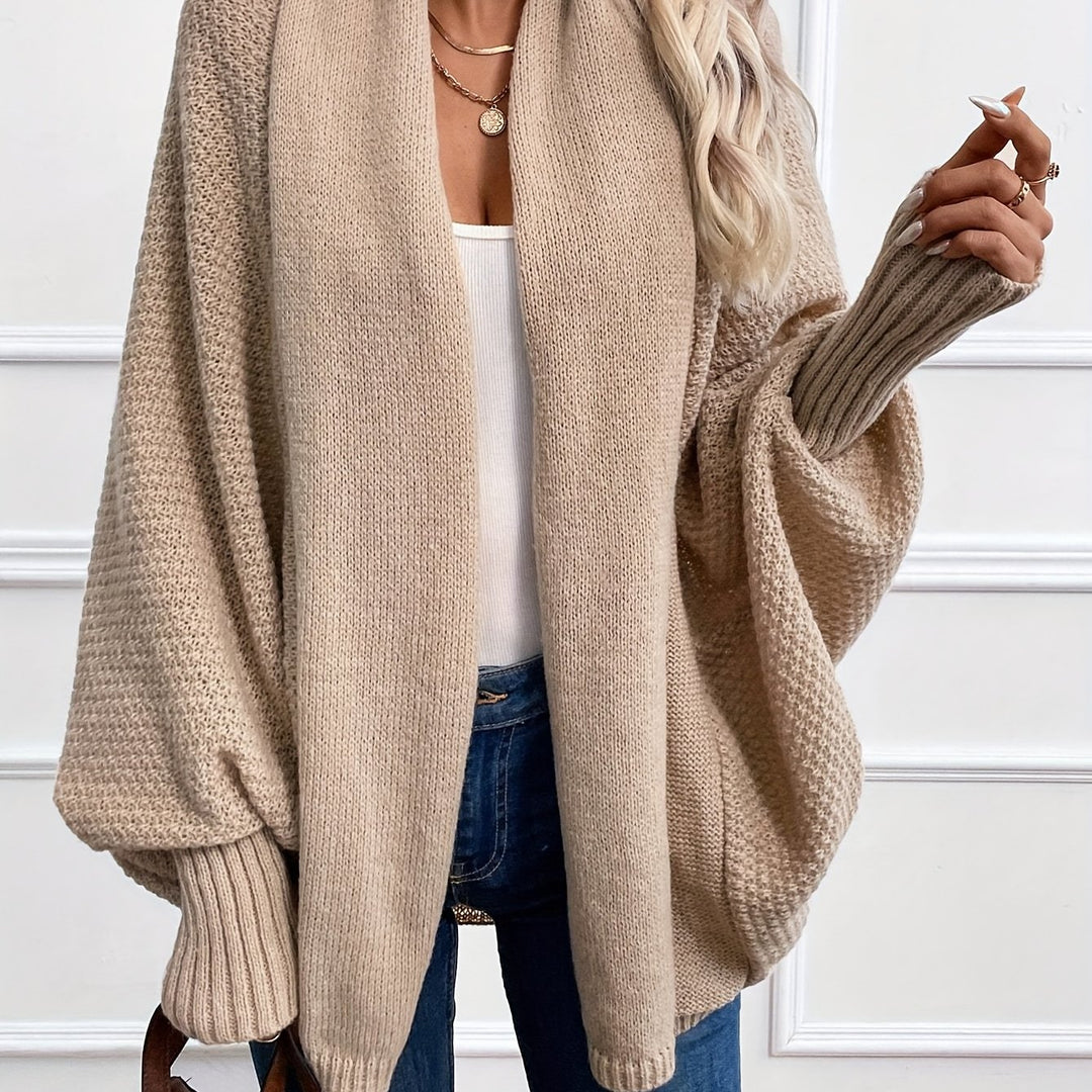 Odessa | Draped Shawl-Collar Cardigan