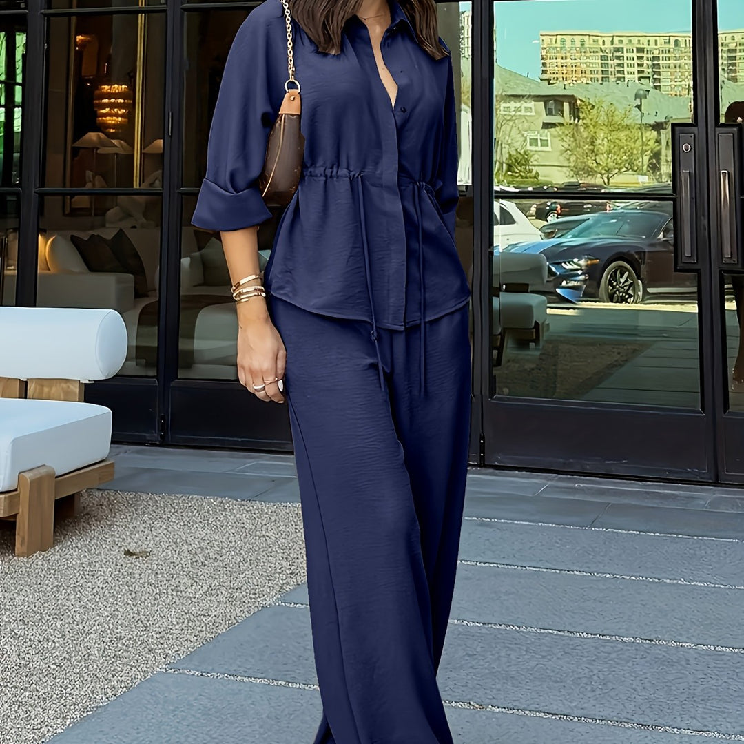 Miriam | Relaxed Drawstring Two-Piece Set