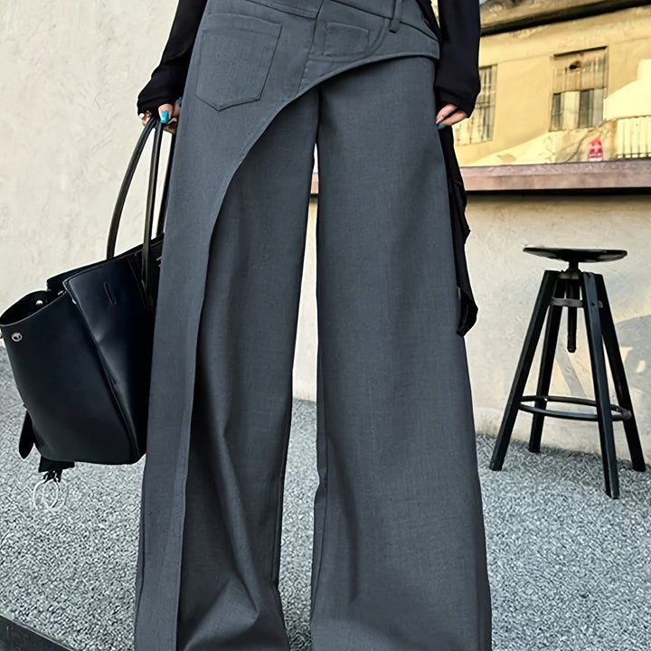 Astrid | Layered Wide-Leg Trousers