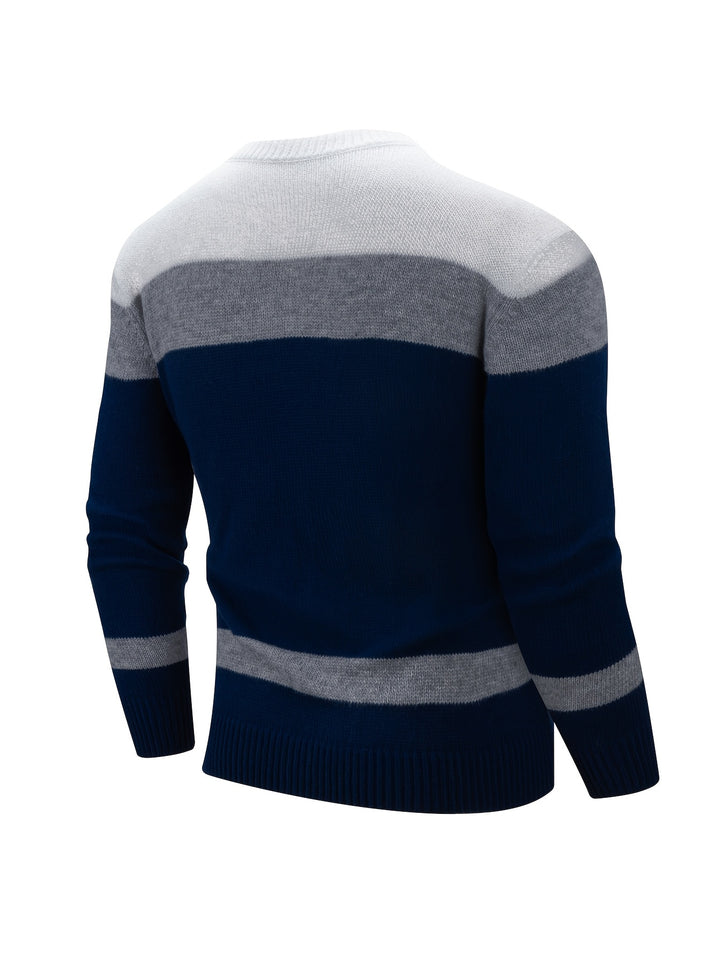 Nigel | Textured Cable-Knit Jumper