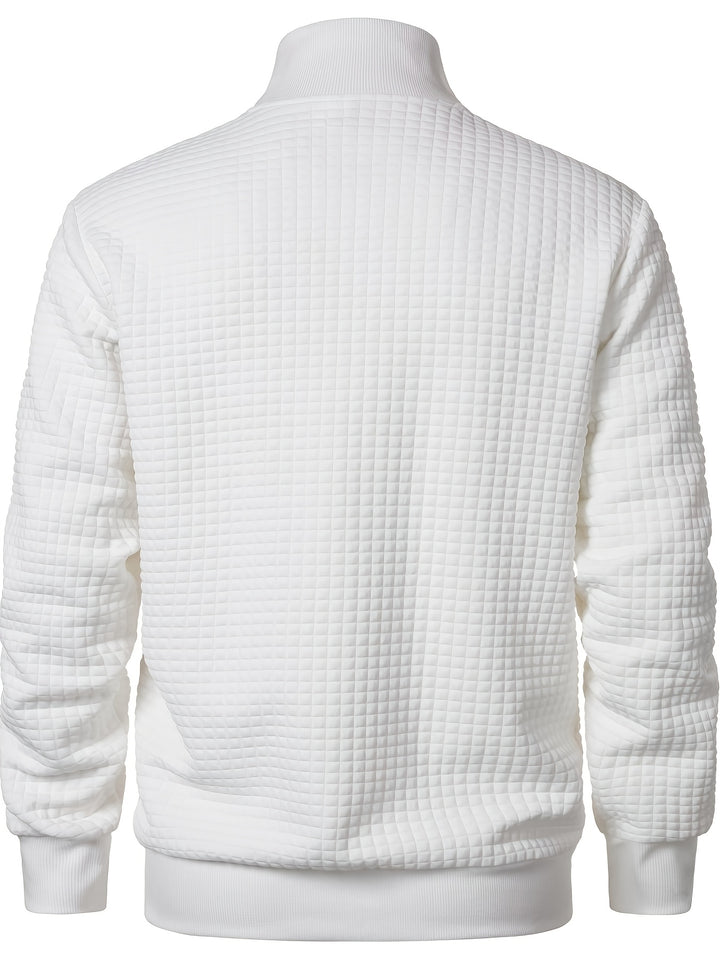 Grayson | Textured Stand-Collar Jacket