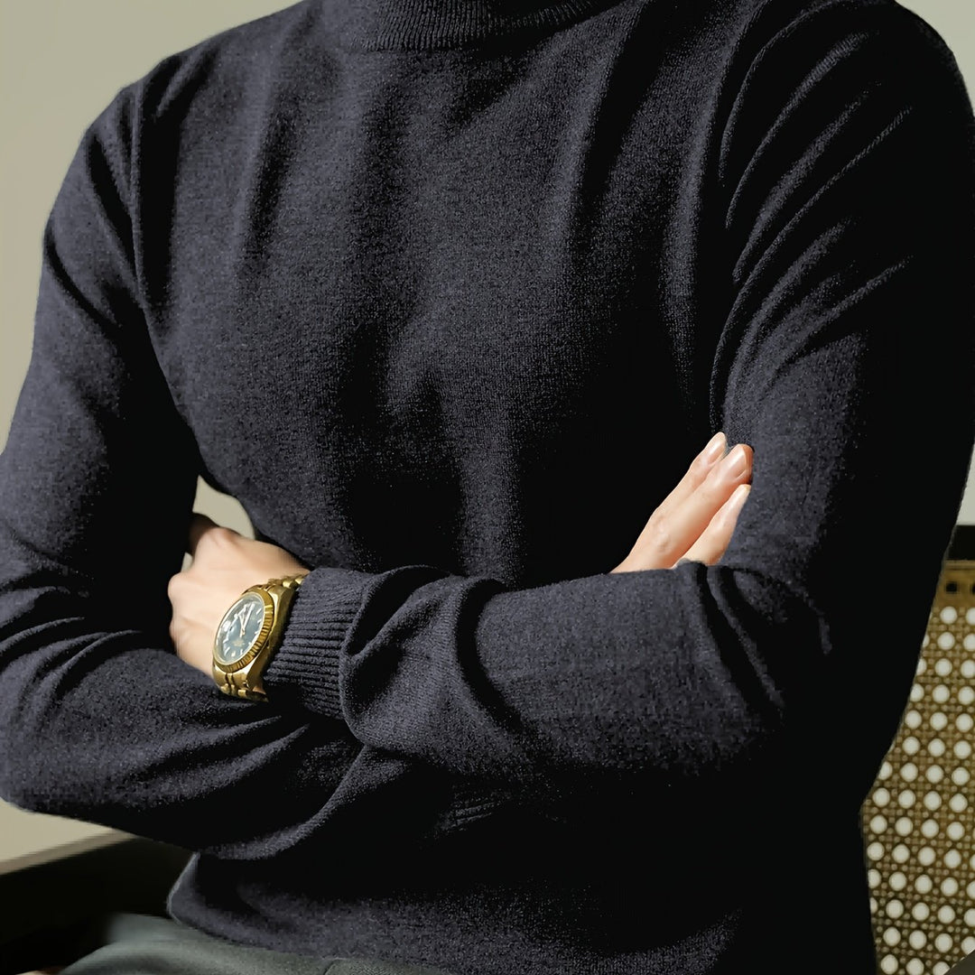 Reuben | Refined Mock-Neck Sweater