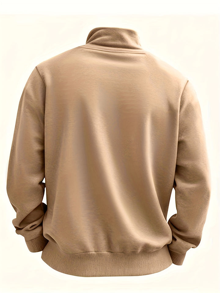 Trevor | Half-Zip Stand Collar Pullover