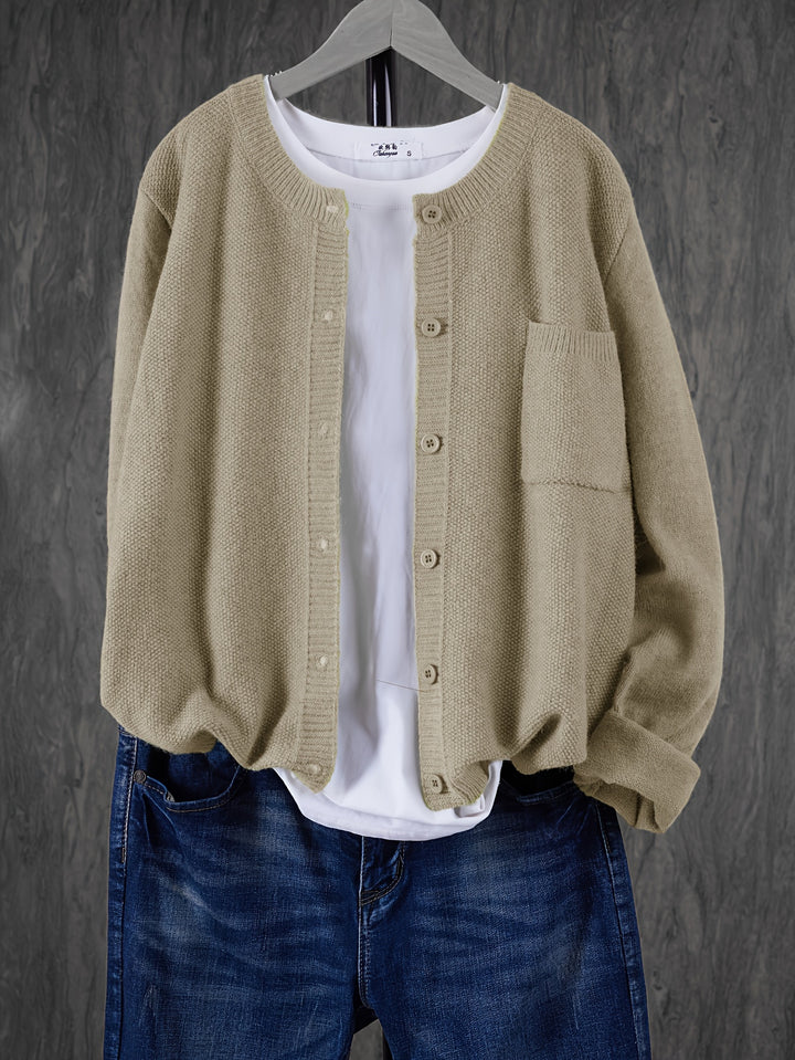 Tamsin | Relaxed Button-Front Cardigan
