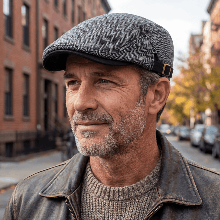 Zandro | Classic Textured Flat Cap