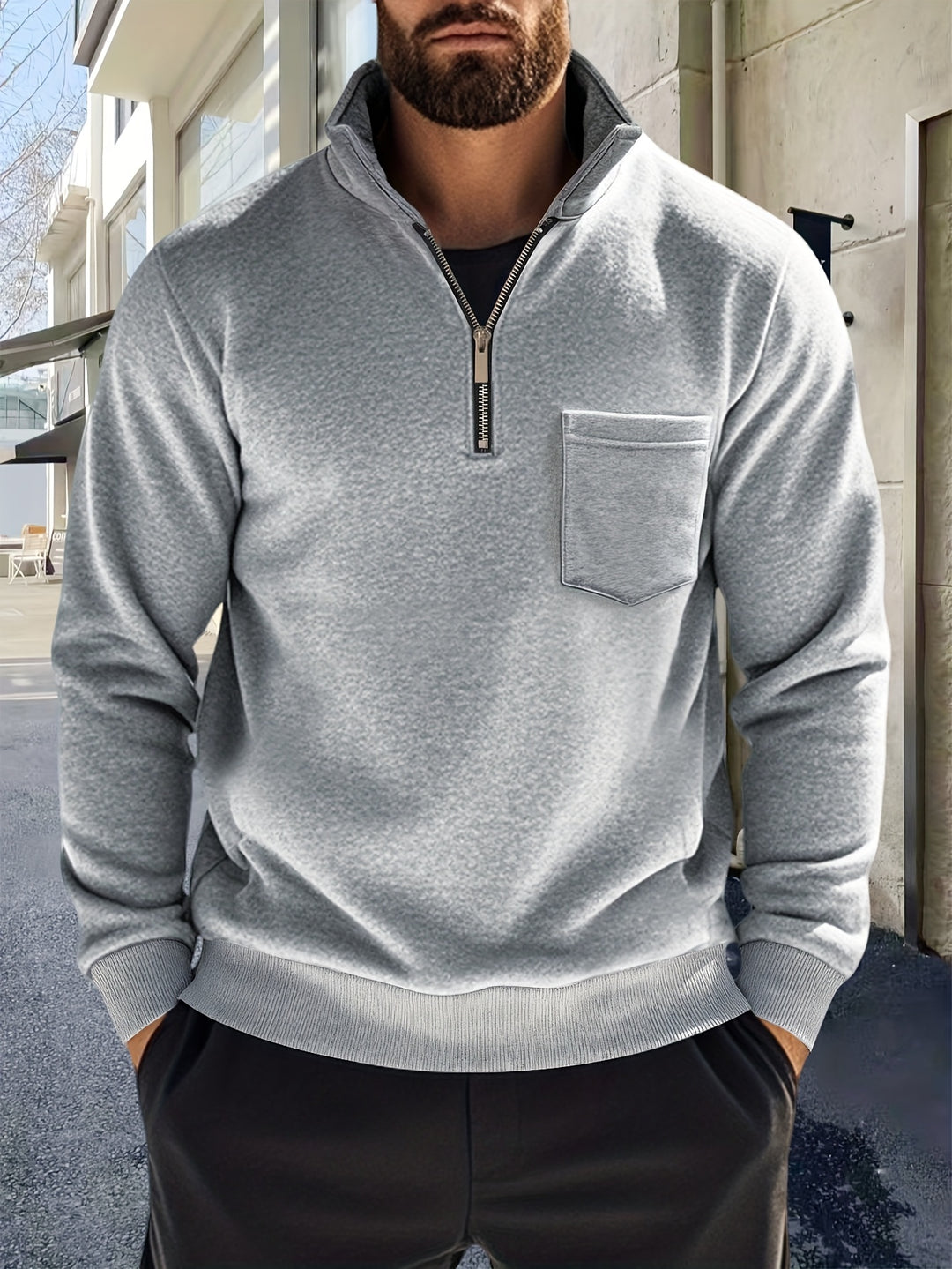 Oscar | Refined Half-Zip Pullover
