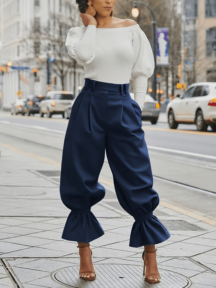 Iris | High-Waist Lantern Trousers