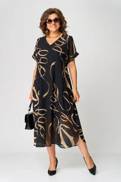 Meliora | Elegant Short Sleeve Dress